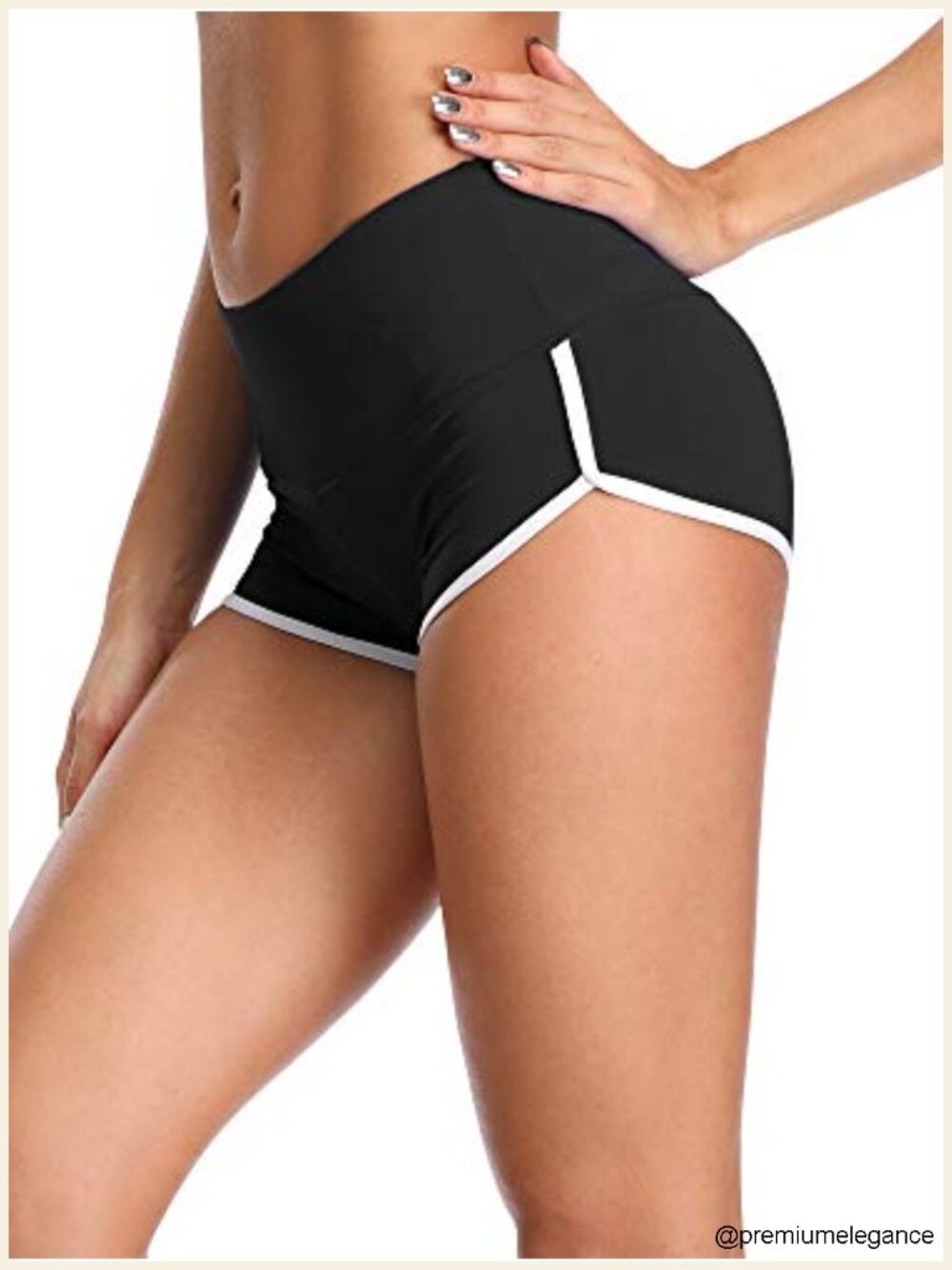 High Stretch Quick-Dry Athletic Shorts with Hidden Pocket